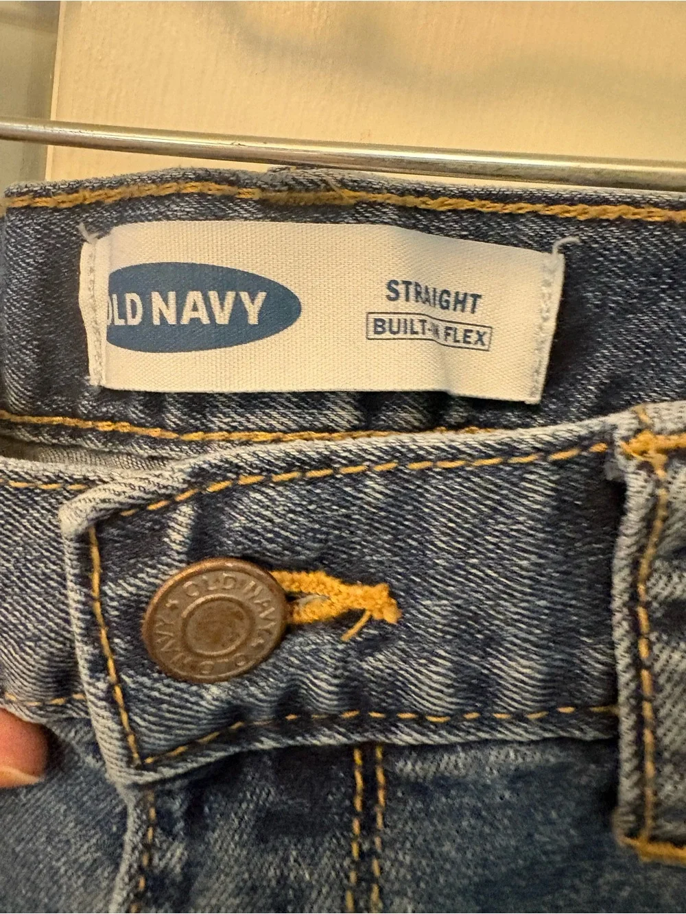 Old Navy Kids Blue Straight-Leg Jeans